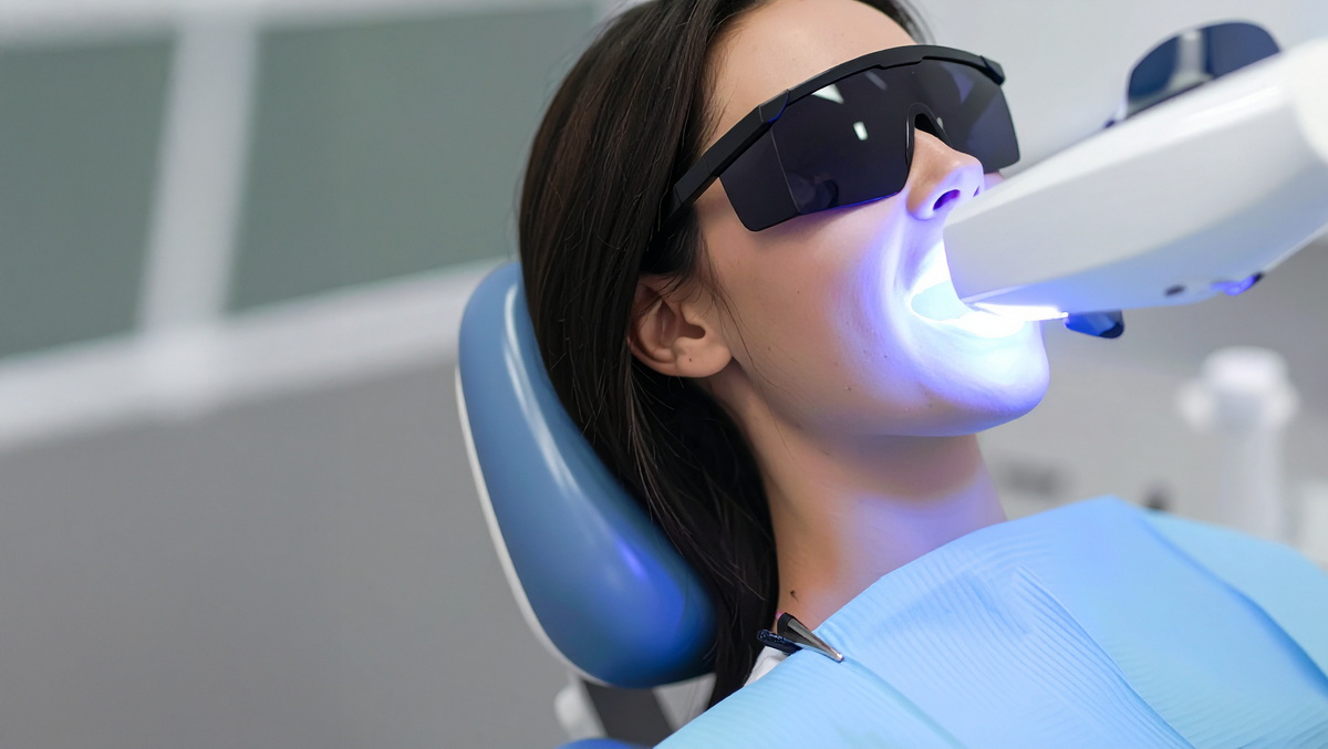 In-Office Bleaching Laser-Assisted Whitening